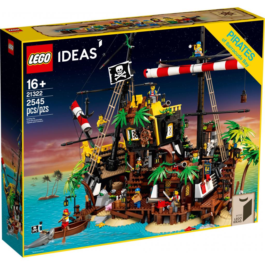 Конструктор LEGO Ideas Пірати із затоки Барракуди 2545 деталей (21322)