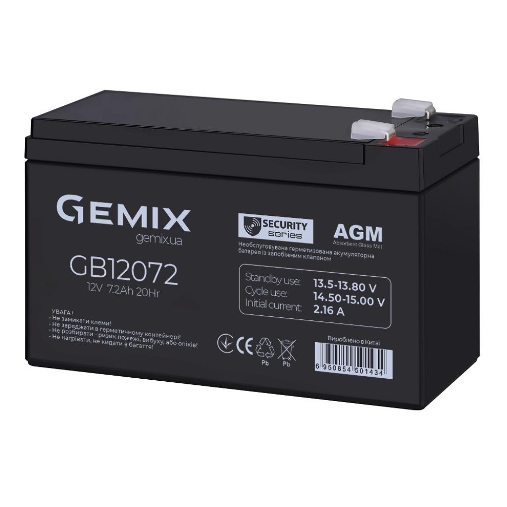 Батарея до ДБЖ Gemix GB 12В 7.2 Ач (GB12072) зображення 2