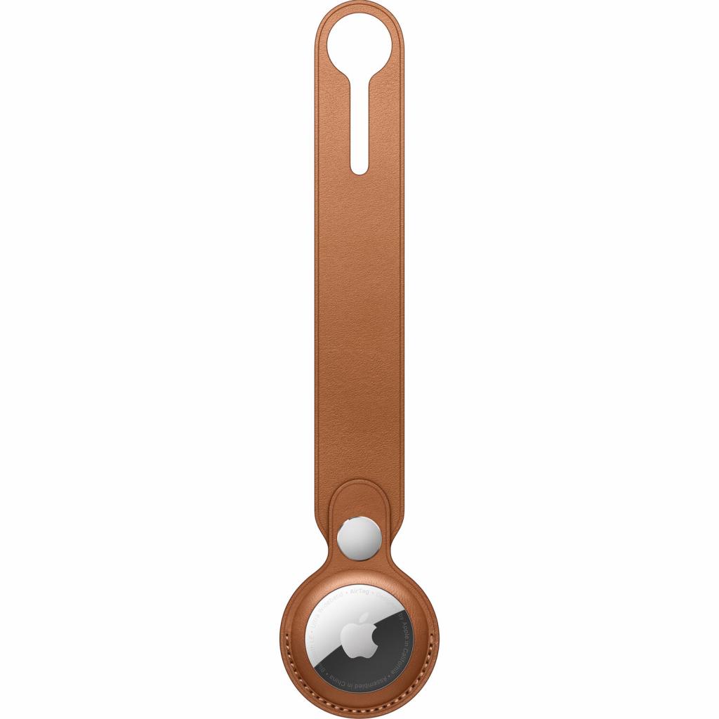 Брелок для AirTag Apple AirTag Leather Loop - Saddle Brown (MX4A2ZM/A) зображення 4