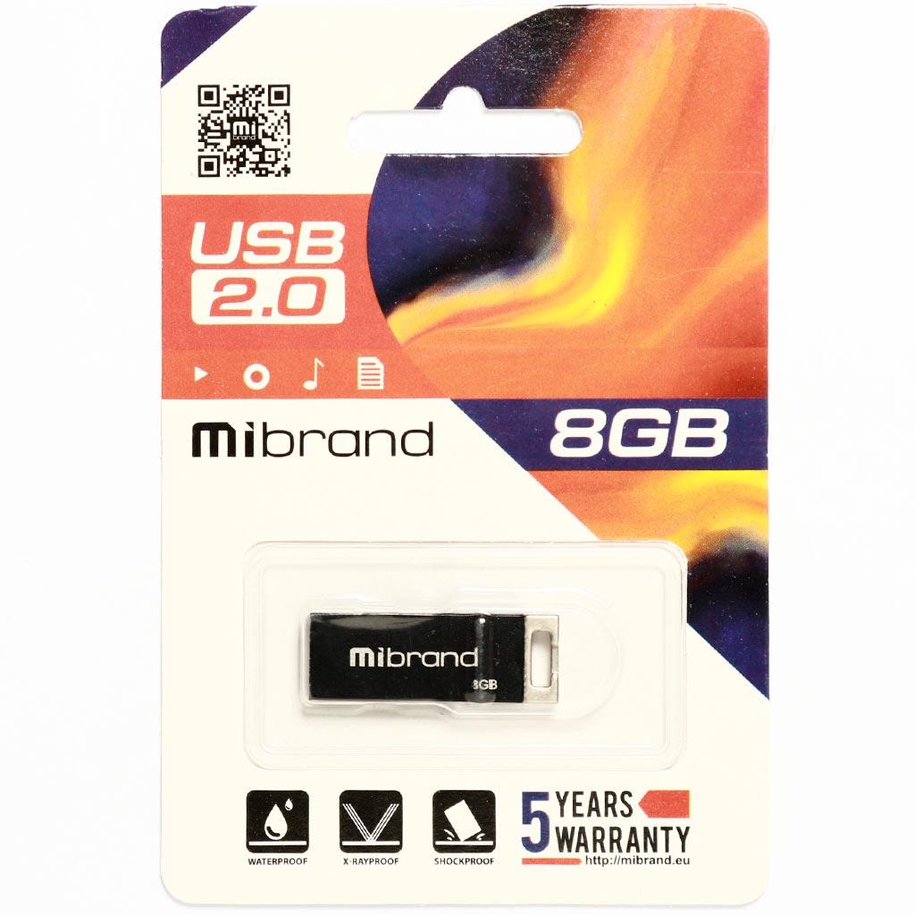 USB флеш накопитель Mibrand 16GB Сhameleon Black USB 2.0 (MI2.0/CH16U6B) изображение 2