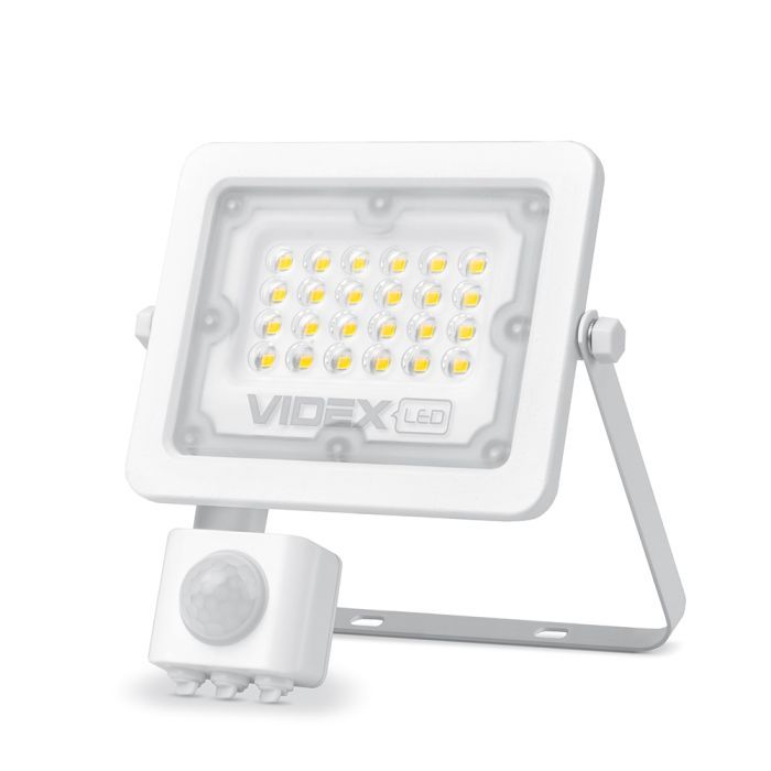 Прожектор Videx LED  10W 5000K с датчиком движения (VL-F2e105W-S)