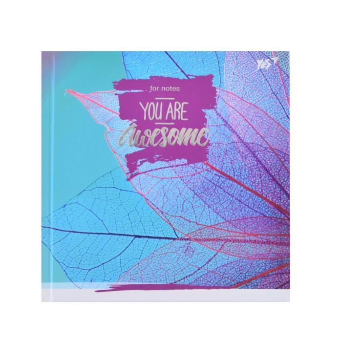 Блокнот Yes 150*150/64 л "Leaves" линия (151512)