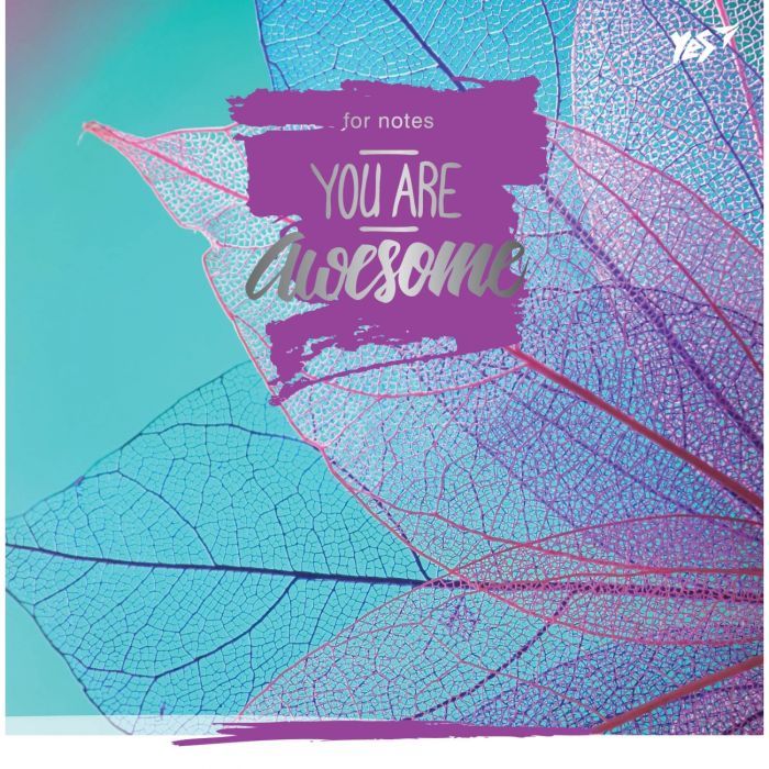 Блокнот Yes 150*150/64 л "Leaves" линия (151512) изображение 2
