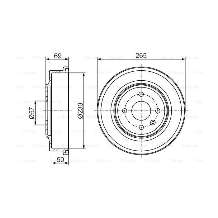 Тормозной барабан Bosch 0 986 477 277 изображение 5