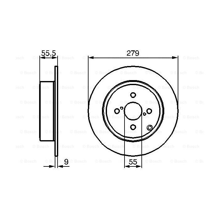 Тормозной диск Bosch 0 986 479 149 изображение 5
