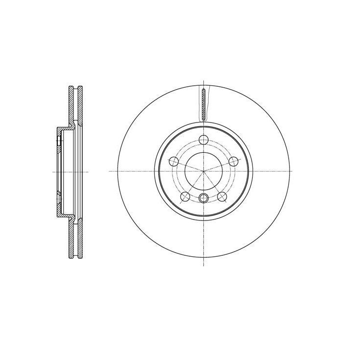Тормозной диск REMSA 61596.10