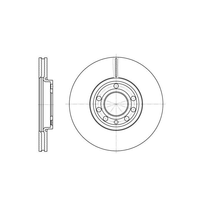 Гальмівний диск REMSA 6689.10