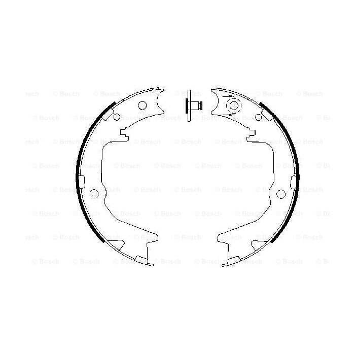 Гальмівні колодки Bosch 0 986 487 683 зображення 5