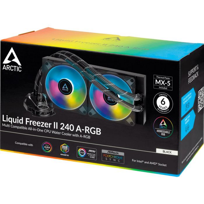 Система рідинного охолодження Arctic Liquid Freezer II 240 RGB (ACFRE00093A) зображення 6