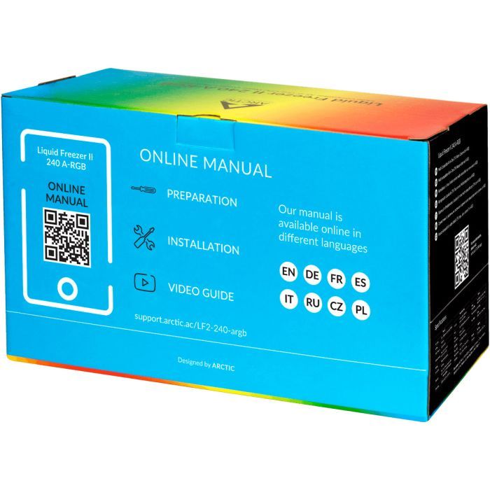 Система рідинного охолодження Arctic Liquid Freezer II 240 RGB (ACFRE00093A) зображення 7