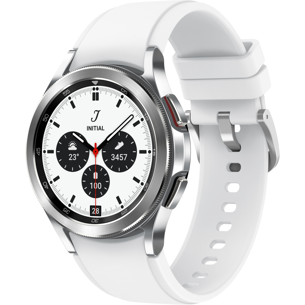 Смарт-часы Samsung SM-R880/16 (Galaxy Watch 4 Classic small 42mm) Silver (SM-R880NZSASEK) изображение 2