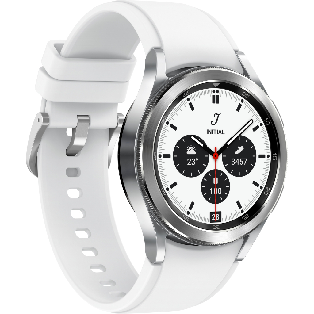 Смарт-часы Samsung SM-R880/16 (Galaxy Watch 4 Classic small 42mm) Silver (SM-R880NZSASEK) изображение 3