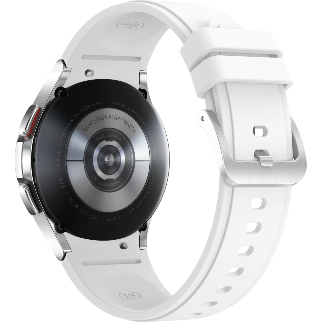 Смарт-часы Samsung SM-R880/16 (Galaxy Watch 4 Classic small 42mm) Silver (SM-R880NZSASEK) изображение 4