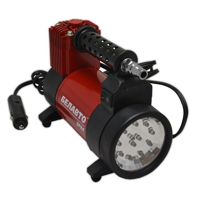 Автомобільний компресор БЕЛАВТО Урал з LED ліхтарем 40л/хв. (БК41) зображення 2