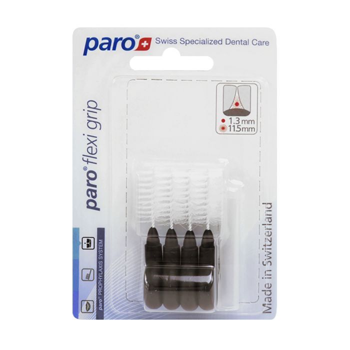 Щетки для межзубных промежутков Paro Swiss Flexi Grip хх-крупные Ø 11.5 мм 4 шт. (7610458010815) изображение 2