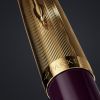 Ручка перьевая Parker PARKER 51 Premium Plum GT  FP18 F (57 111) изображение 4
