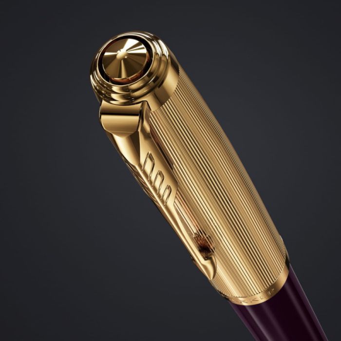 Ручка перьевая Parker PARKER 51 Premium Plum GT  FP18 F (57 111) изображение 5