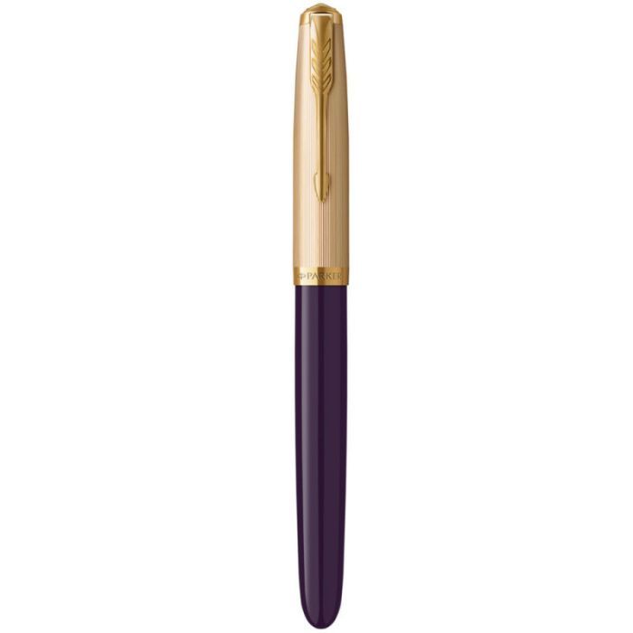 Ручка перьевая Parker PARKER 51 Premium Plum GT  FP18 F (57 111) изображение 7