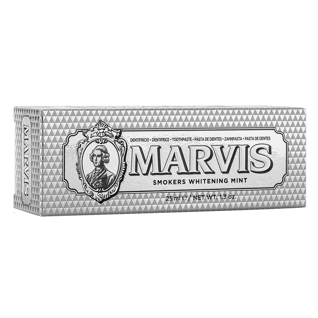 Зубная паста Marvis Отбеливающая мята для курильщиков 25 мл (8004395111381) изображение 2