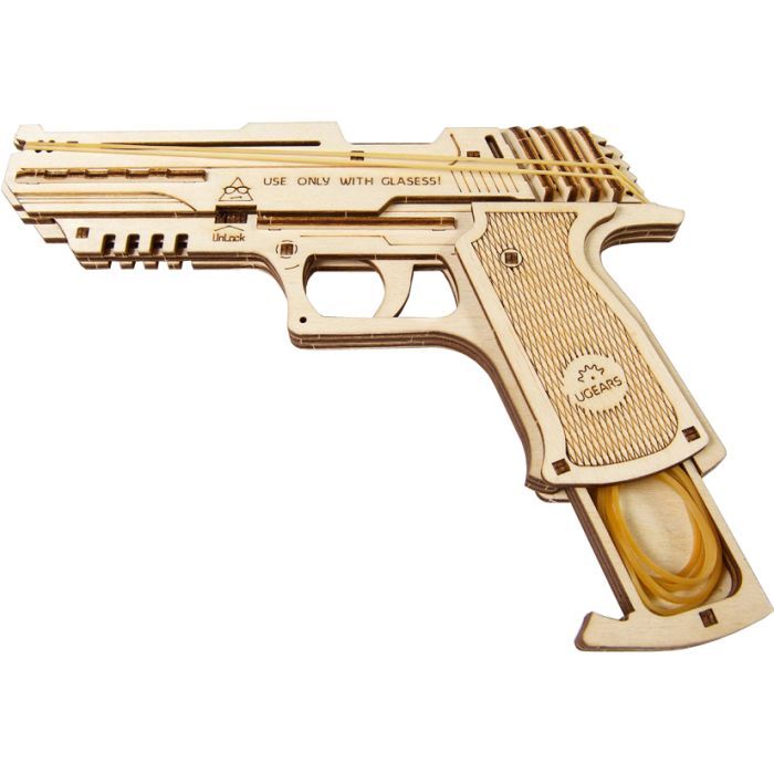 Конструктор Ugears Пистолет Вольф-01 (6332717) изображение 2