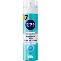Гель для бритья Nivea Men Чистая кожа с цинком и салициловой кислотой 200 мл (4005900673978)