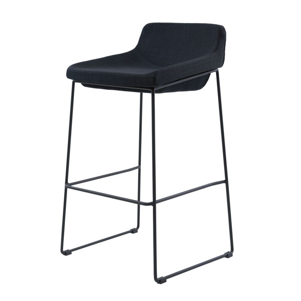 Кухонный стул Concepto Comfy полубарный чёрный (HBC98-F11-BLACK)