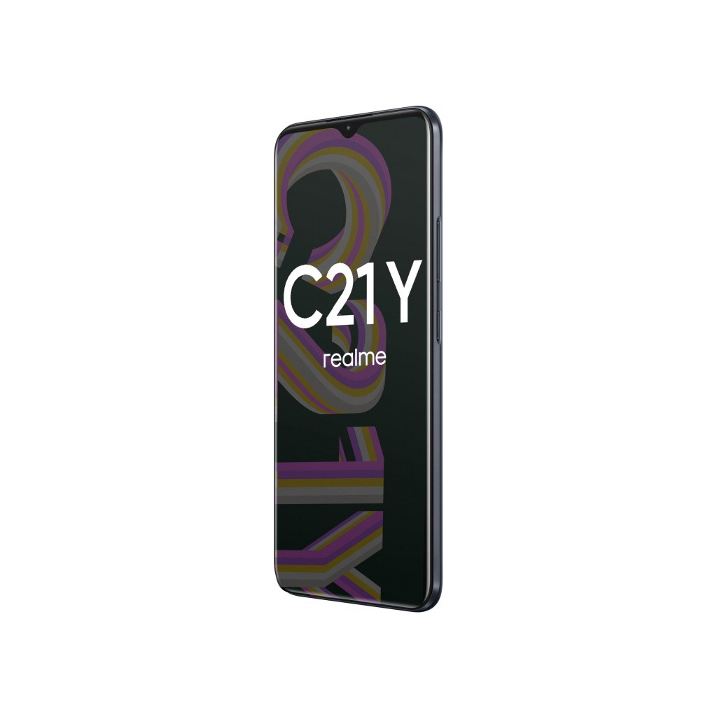 Мобільний телефон realme C21Y 4/64Gb (RMX3263) no NFC Cross Black зображення 8