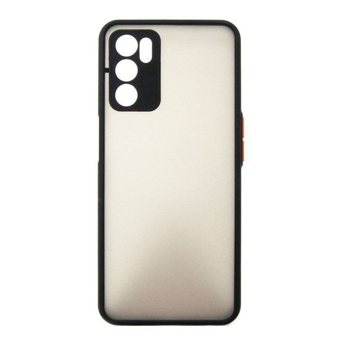 Чехол для мобильного телефона Dengos Matte OPPO A16 (black) (DG-TPU-MATT-103)