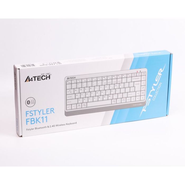 Клавиатура A4Tech FBK11 Wireless White изображение 5