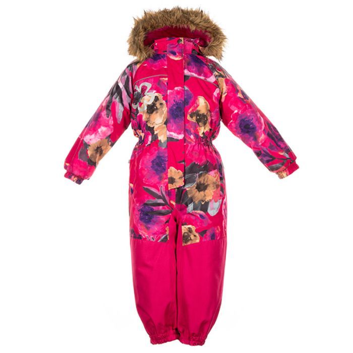 Комбинезон детский Huppa CHLOE-1 1 36190130 фуксия с принтом 128 (4741468714318)