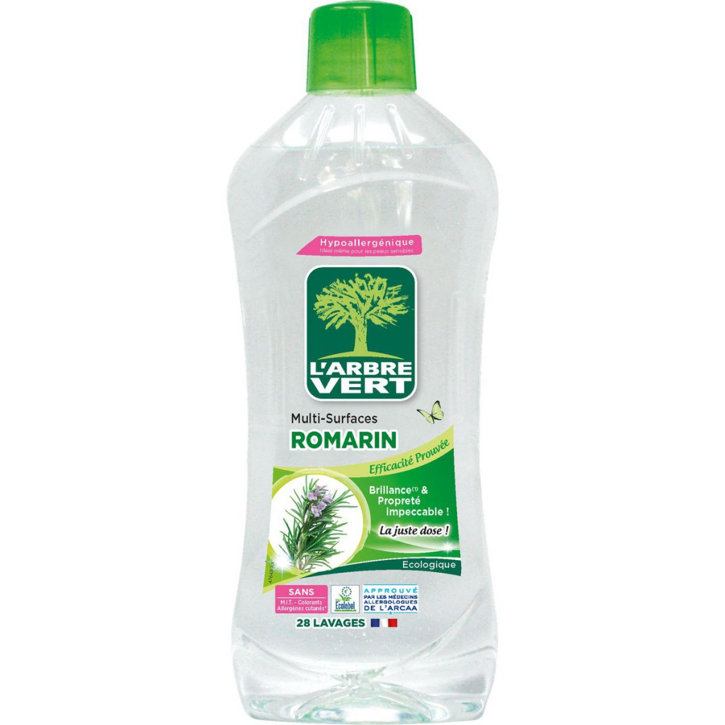 Жидкость для чистки ванн L'Arbre Vert мультиочиститель Розмарин 1 л (3450601026171)