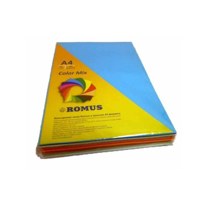 Папір Romus A4 80 г/м2 245sh, 7colors, Mix Color (R51048)