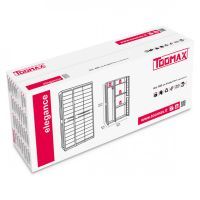 Шкаф хозяйственный Toomax ELEGANCE S 3 двери S 97x38x171cm черный с тепло серым (5668) изображение 5