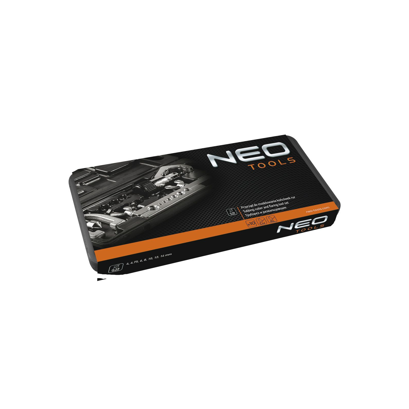 Набір інструментів Neo Tools для розвальцювання труб від 4 до 14 мм (02-050) зображення 2
