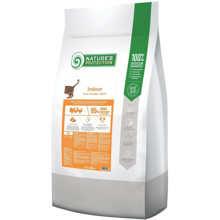 Сухой корм для кошек Nature's Protection Indoor Adult 18 кг (NPB46035)