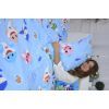 Постільна білизна MirSon Бязь 17-0521 Sharks blue King Size (2200003656060) зображення 4