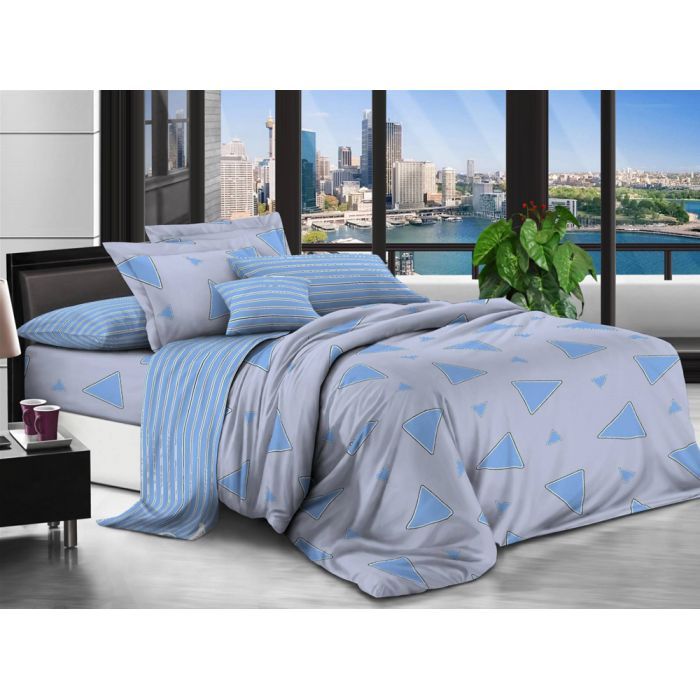 Постельное белье MirSon Бязь Premium №106 Paula 2 2х160х220 (2200001709911)