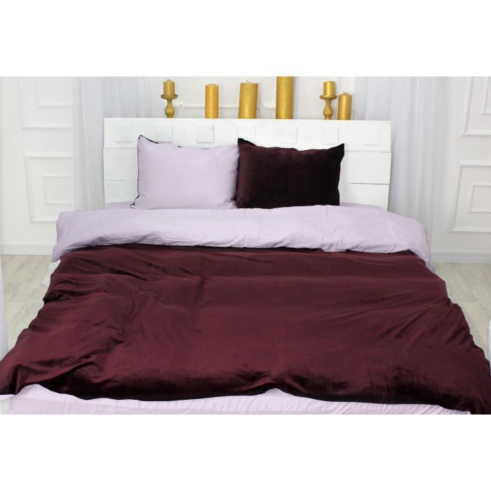 Постельное белье MirSon Велюр Winter Delicate 28-0060 Oleander Полуторный (2200004033600) изображение 3