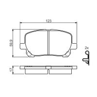 Тормозные колодки Bosch 0 986 424 761