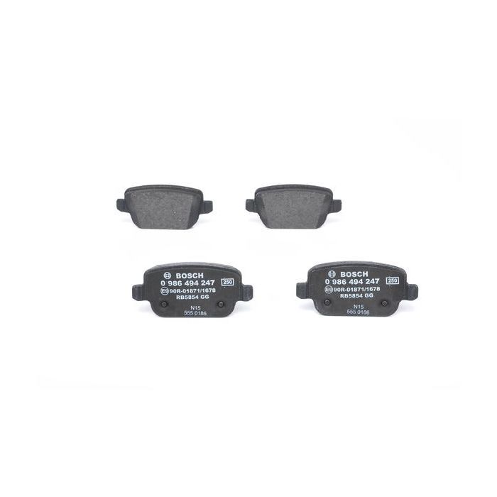 Гальмівні колодки Bosch 0 986 494 247 зображення 5