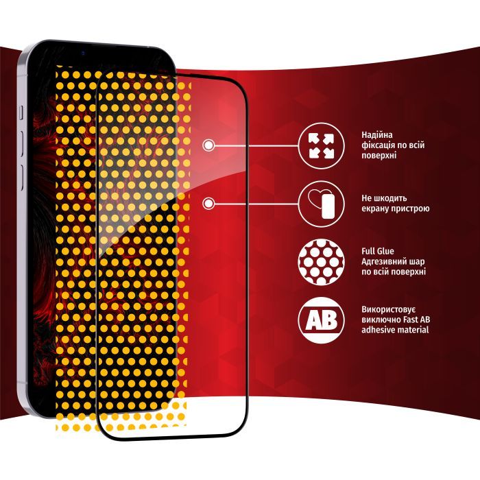 Стекло защитное Intaleo Full Glue Apple iPhone 14 Plus (1283126542091) изображение 6