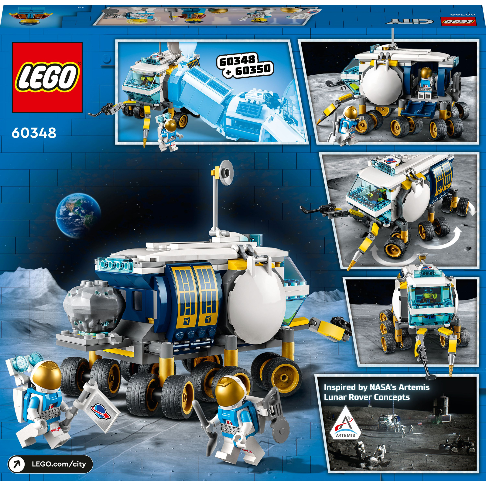 Конструктор LEGO City Space Луна 275 деталей (60348) изображение 7