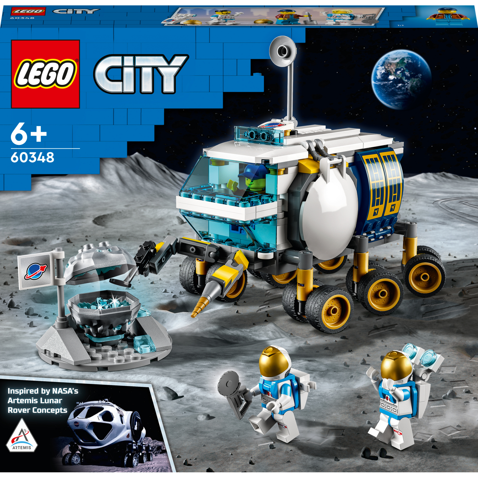 Конструктор LEGO City Space Луна 275 деталей (60348)