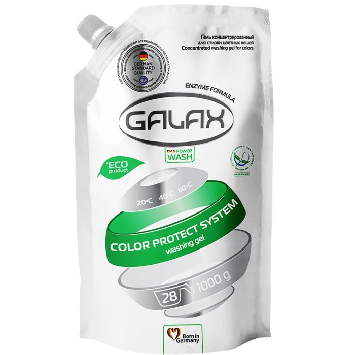 Гель для стирки Galax для цветных вещей 1 кг (4260637720610)