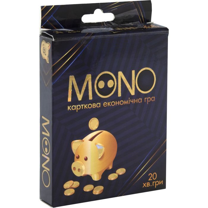 Настольная игра Strateg Карточная экономическая Mono (4820220561879)