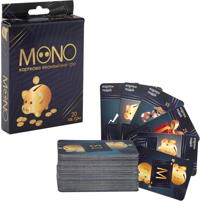 Настольная игра Strateg Карточная экономическая Mono (4820220561879) изображение 2