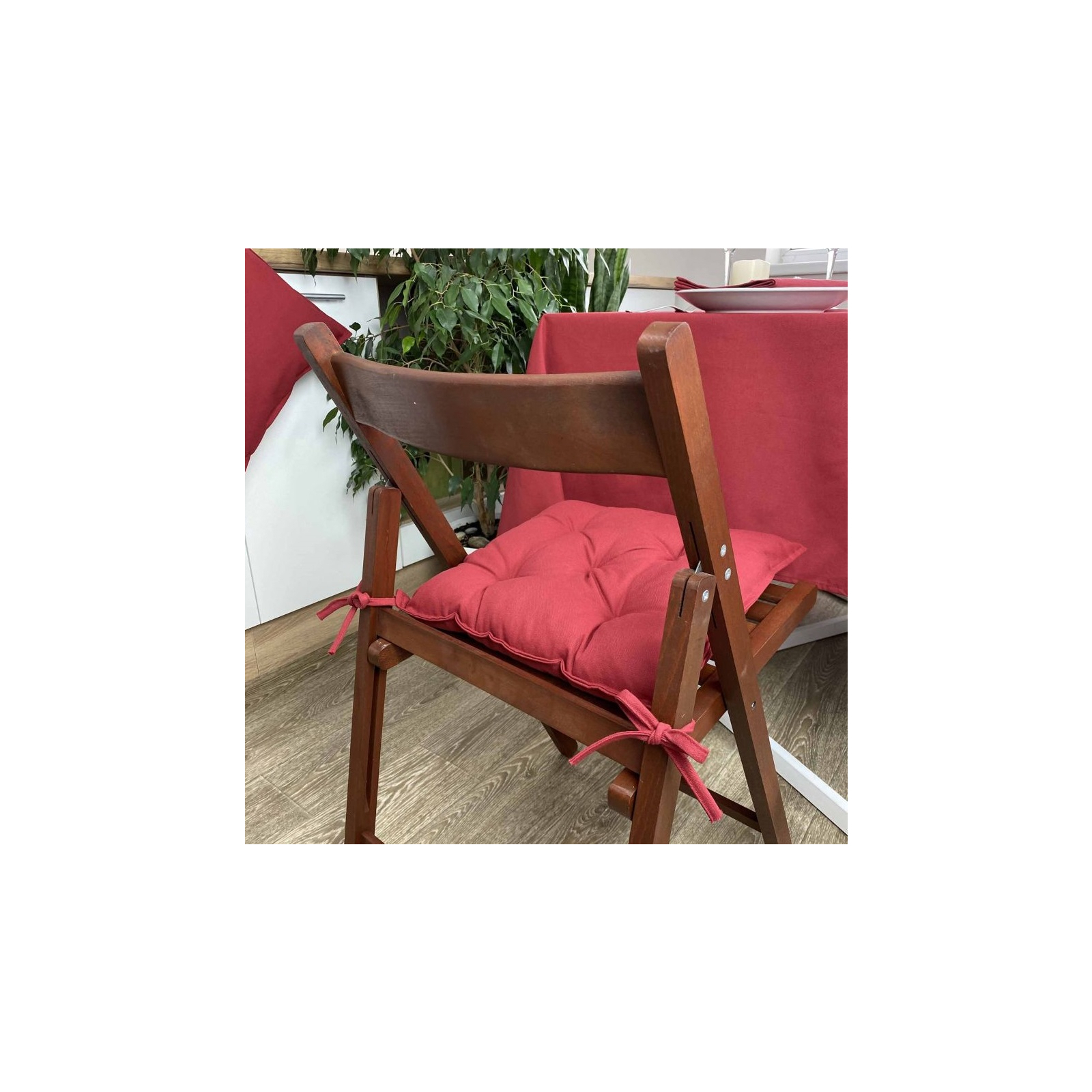 Подушка на стул Прованс Бордо 40х40 (4823093430044) изображение 3