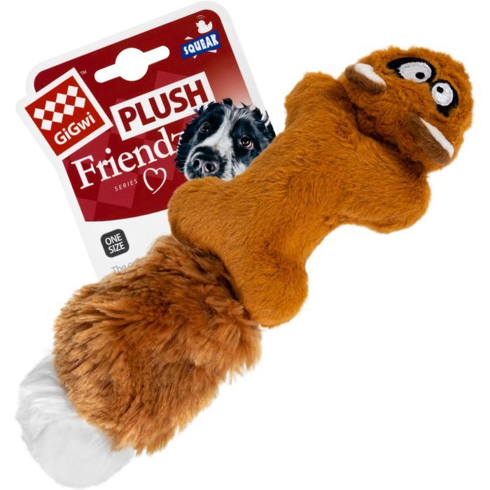 Игрушка для собак GiGwi Catch&fetch Барсук с двумя пищалками 24 см (75066) изображение 2