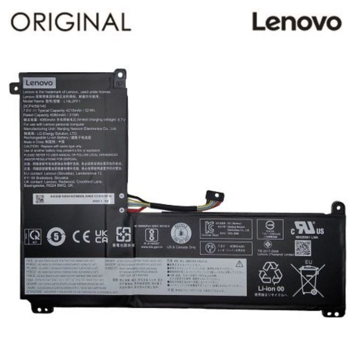 Аккумулятор для ноутбука Lenovo IdeaPad 1-11IGL05 (L19M2PF1) 7.5V 4270mAh (NB481330)