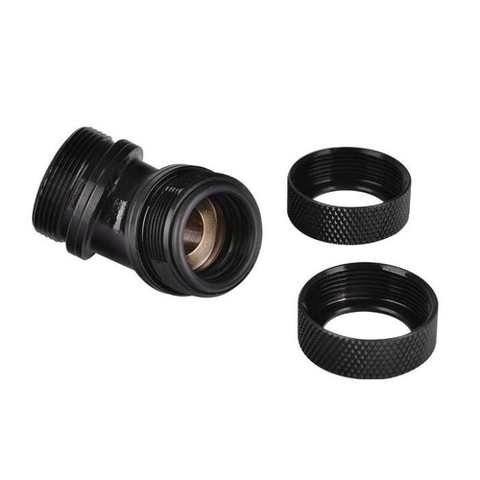 Фітинг для СРО ThermalTake Pacific G1/4 PETG Tube 45-Degree Dual Compression 16mm OD Black (CL-W098-CA00BL-A) зображення 2